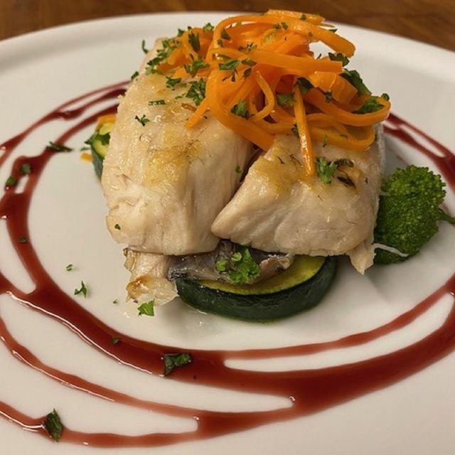 Ocean Z Restaurant signature dishes Coquilles St. Jacques (Scallops)Dover Sole MeunièreLobster Thermidor